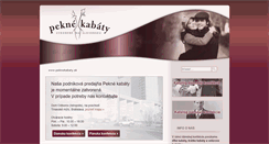 Desktop Screenshot of peknekabaty.sk